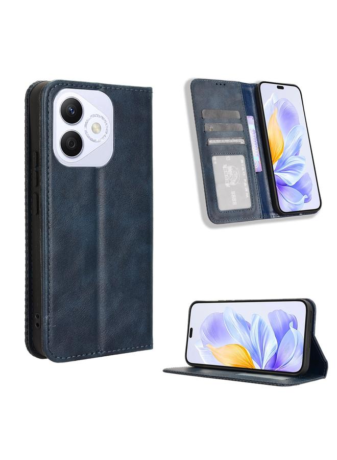 اس-توب جراب هاتف Honor X60i 5G بمشبك مغناطيسي من الجلد بتصميم كلاسيكي - Image 1