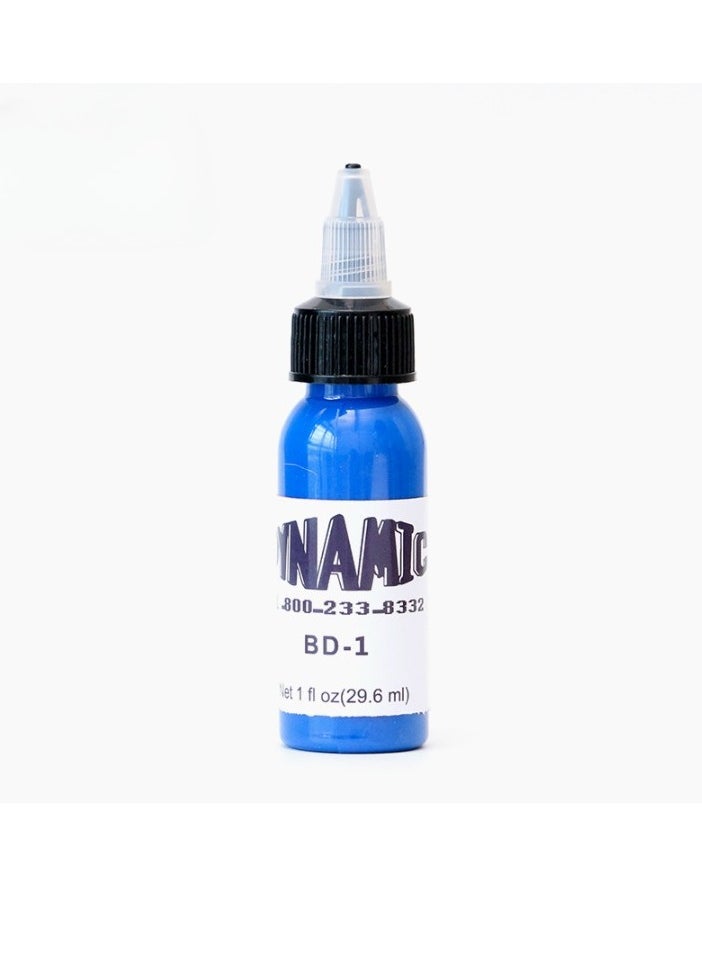 Generic - 1pc Color Tattoo Ink, Smooth Consistent 30ml Tattoo Practice Color Tattoo Pigment, Vegan Friendly Tattoo Color Perfect For Lining And Shading, (BD-1 Baby Blue) - Image 1