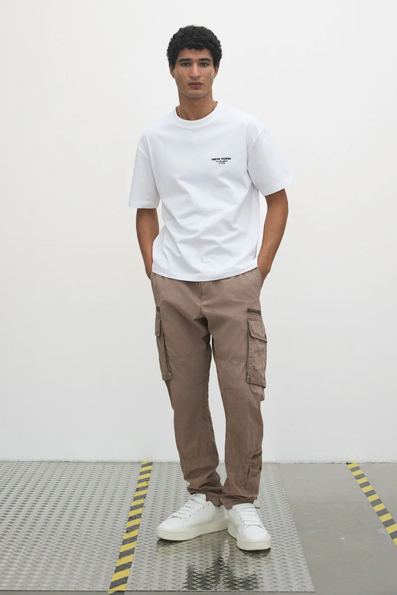 H&M Loose Fit Printed T-shirt