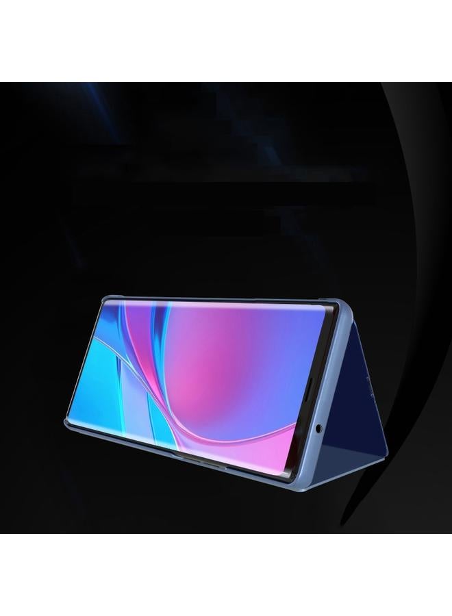 S-TOP Case For Samsung Galaxy A12 Plated Mirror Horizontal Flip Leather Case with Holder - Image 5