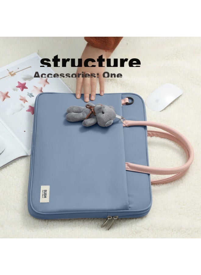 Bubm Cute Laptop Bag, Handheld For Women, 14-inch, For Huawei And Lenovo Laptops, Crossbody, Apple-style, Fashionable Shoulder Bag - Image 2