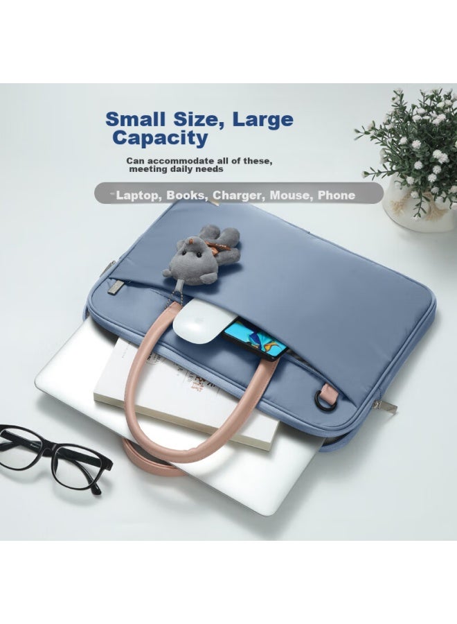 Bubm Cute Laptop Bag, Handheld For Women, 14-inch, For Huawei And Lenovo Laptops, Crossbody, Apple-style, Fashionable Shoulder Bag - Image 3