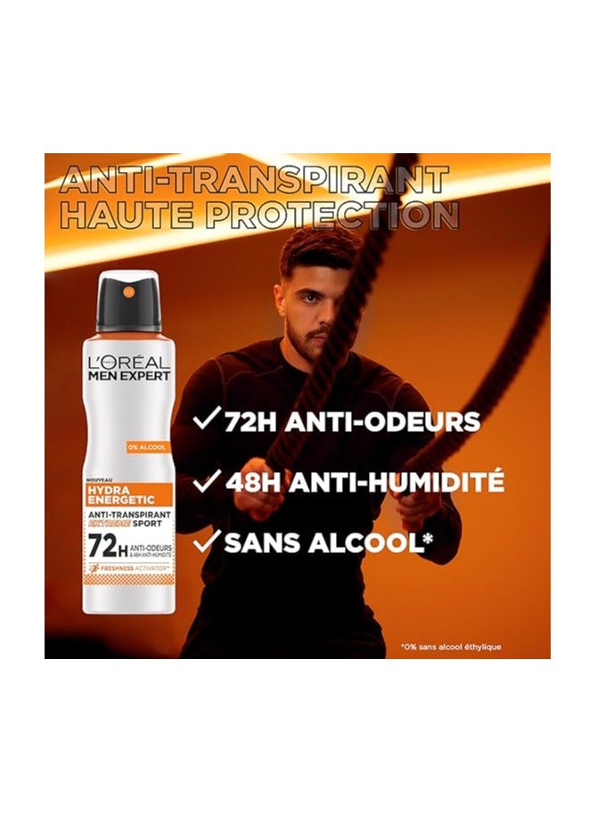 لوريال باريس لوريال مين إكسبيرت بخاخ للجسم مضاد للتعرق هيدرا إنرجيتيك 250 مل - Image 4