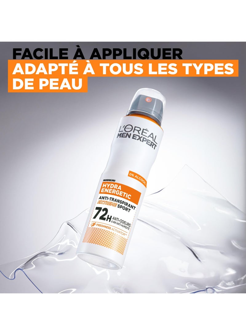 لوريال باريس لوريال مين إكسبيرت بخاخ للجسم مضاد للتعرق هيدرا إنرجيتيك 250 مل - Image 5