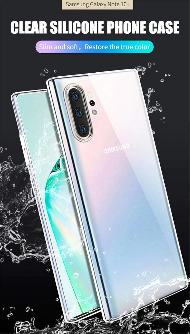 Realcase Back Cover for Samsung Galaxy Note 10+ Plus/Note 10 Pro 6.8" (2019) (tpu+plastic|Transparent) - Image 3