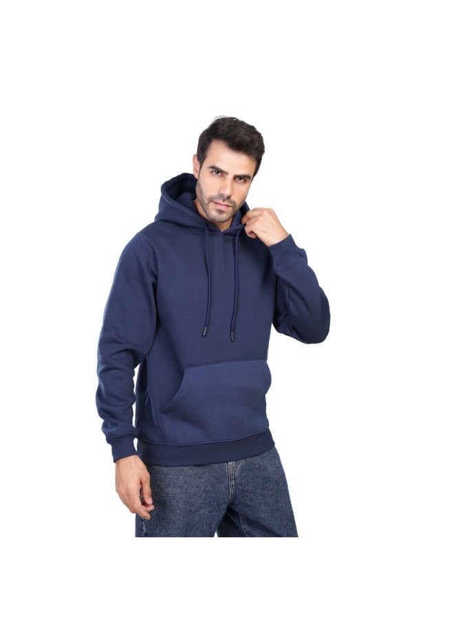 Coup Mens - Plain Hooded Sweatshirt With Long Sleeves - Image 1