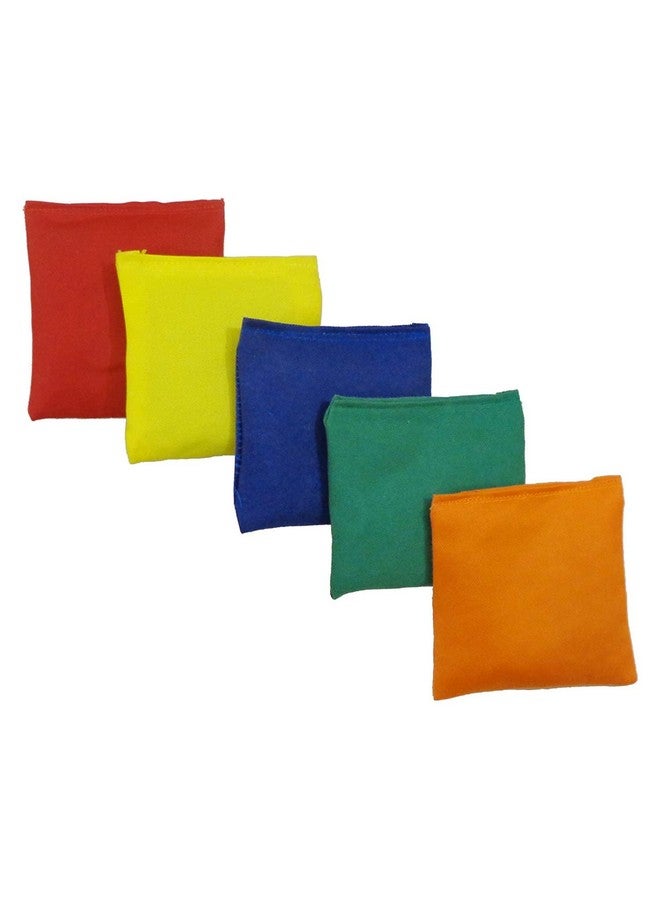 COUGAR Mini Toy Cotton Educational Bean Bags with Superior and Premium Cotton Fabric for Hand Toss Games and Kids Fun Activities (Pack of 4) 10 cm x 10 cm - Image 1