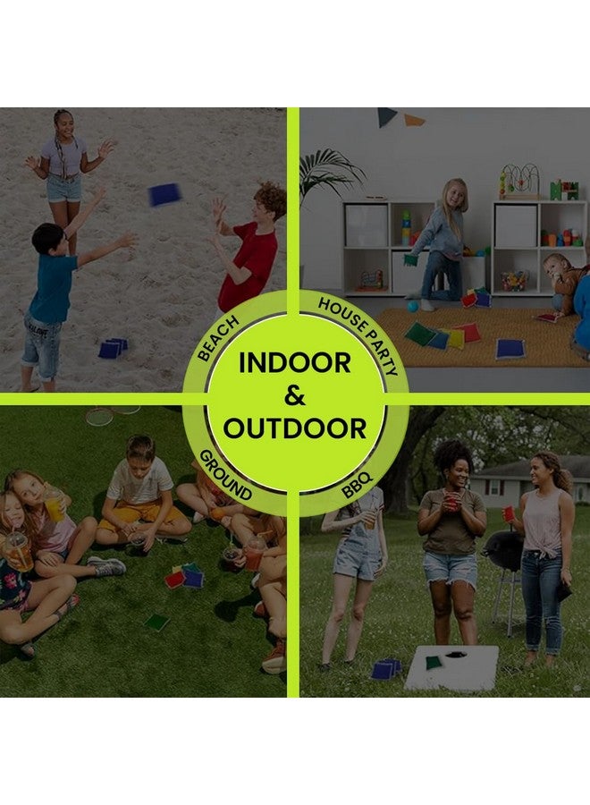 COUGAR Mini Toy Cotton Educational Bean Bags with Superior and Premium Cotton Fabric for Hand Toss Games and Kids Fun Activities (Pack of 4) 10 cm x 10 cm - Image 5