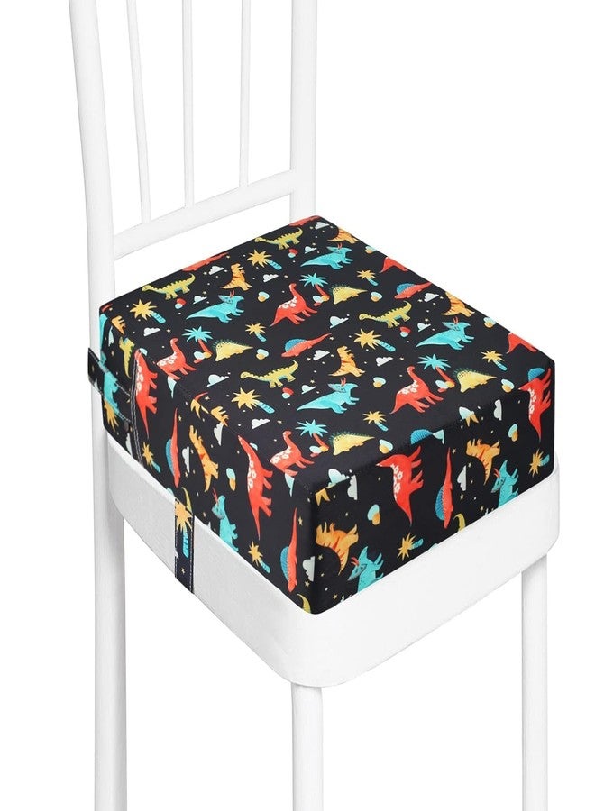 KOXUIUF Toddler Booster Seat for kitchen chair Dining Table, Washable Thick Strong Support Portable Booster Chair for Toddlers Eating, Easy Cleaning Booster Seat Cushion Detachable with Adjustable Straps - Image 1