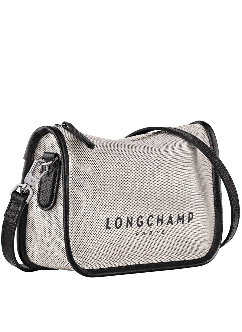 Longchamp - Essential S Crossbody Bag Ecru - Canvas - Image 1
