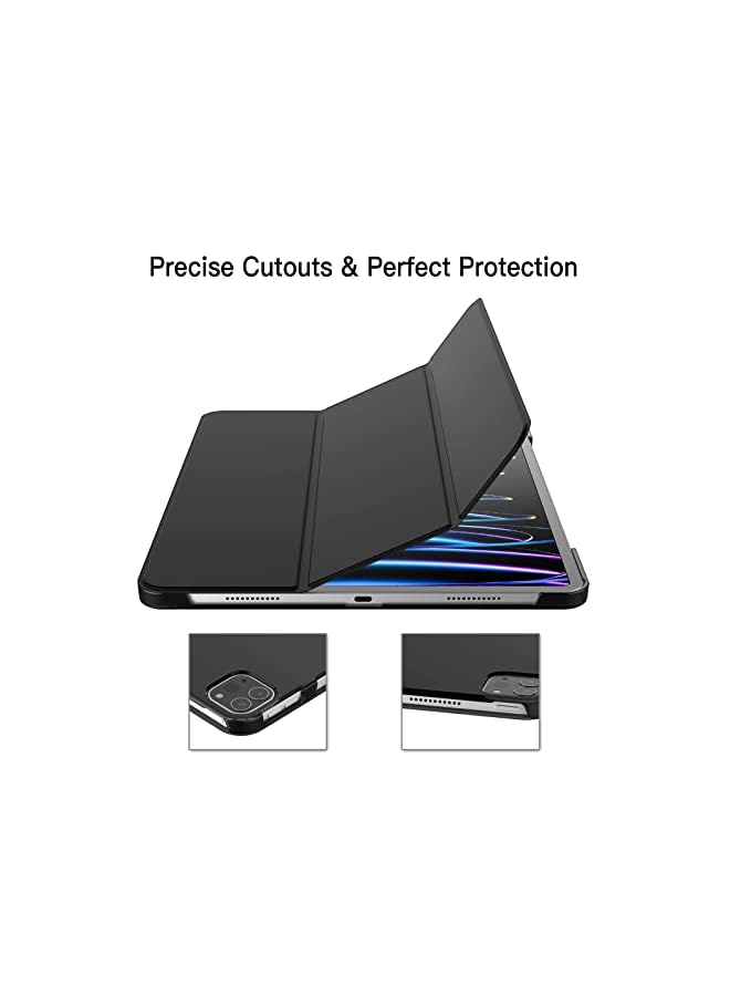 Jetech Case For Ipad Pro 12.9-Inch (6Th/5Th Generation, 2022/2021 Model), Slim Stand Hard Back Shell Smart Cover With Auto Wake/Sleep (Black) - Image 3