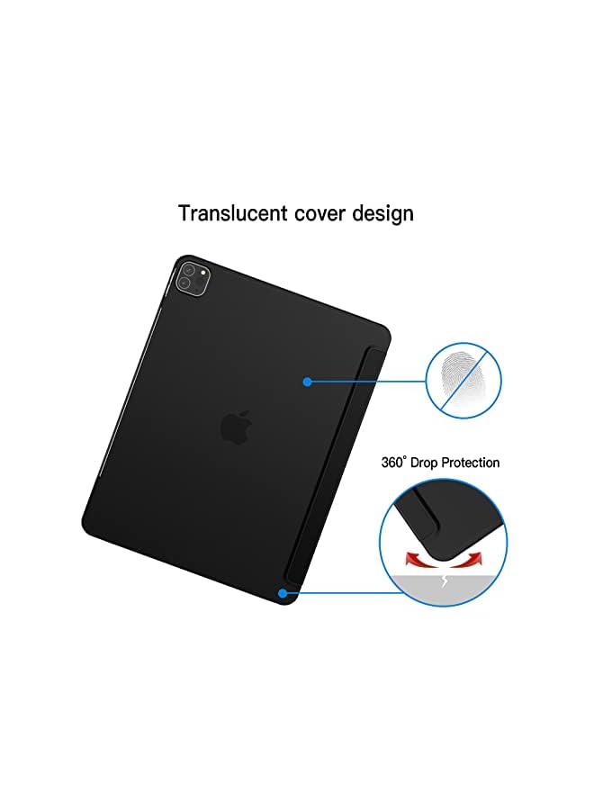 Jetech Case For Ipad Pro 12.9-Inch (6Th/5Th Generation, 2022/2021 Model), Slim Stand Hard Back Shell Smart Cover With Auto Wake/Sleep (Black) - Image 4