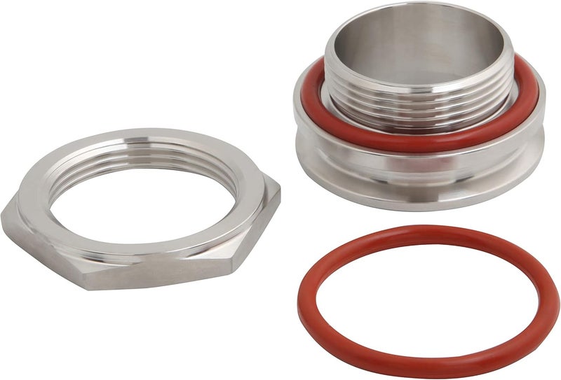 semfeil brew TRUE 2" Tri clamp Bulkhead Compression Fitting 304 Stainless Steel Homebrew Kettle Pot 2 Inch Tri Clamp Weldless Bulkhead Fittings - Image 1