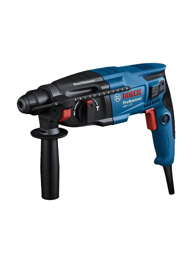 BOSCH GBH 220 Corded Electric Rotary Hammer With SDS Plus,720W 230V,3 Modes Concrete, Metal & Wood -06112A60L0  - Image 1