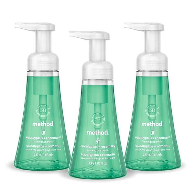 Method Foaming Hand Wash Eucalyptus  Rosemary 10 fl oz 3 pack