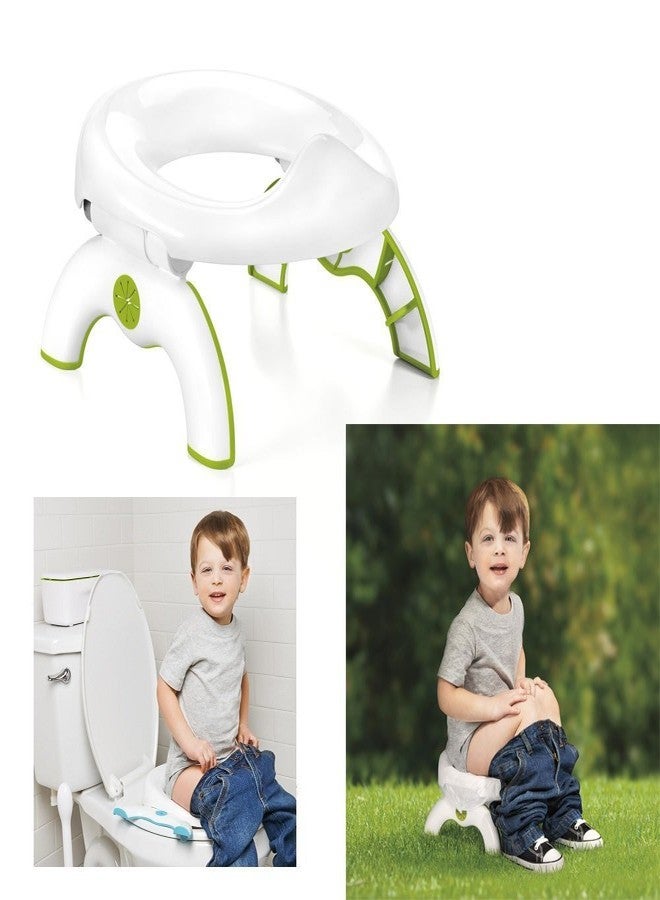 Gion's Portable Adjustable Travel Car Non-Slip Foldable Toilet Seat, Baby Potty Toilet Trainer Seat Chair Ring for Toddlers Kids - Image 2