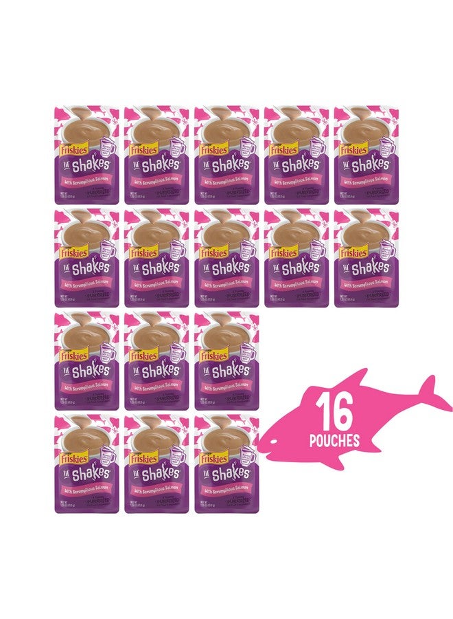 فريسكس طعام القطط المهروس من بورينا فريسكيز، ميلك شيك صغير مع مكافآت سمك السلمون اللذيذة - عبوة من ١٦ كيسًا، وزنها ١٫٥٥ أونصة - Image 3