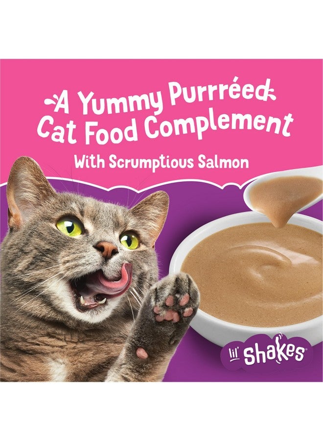 فريسكس طعام القطط المهروس من بورينا فريسكيز، ميلك شيك صغير مع مكافآت سمك السلمون اللذيذة - عبوة من ١٦ كيسًا، وزنها ١٫٥٥ أونصة - Image 4