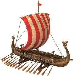 yinat 14" Viking Longship Troop Carrier Collectible Museum Replica Ship Model Military Gift - Image 1