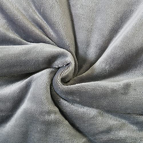SOCHOW Sherpa Fleece Throw Blanket, Double-Sided Super Soft Luxurious Plush Blanket Throw Size, Grey, 50x60 inches - Image 4