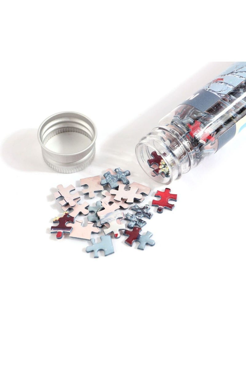 erorex green 150 pieces of "Spring Train" Mini test tube puzzle, adult cartoon puzzle, children's toy mini - Image 3