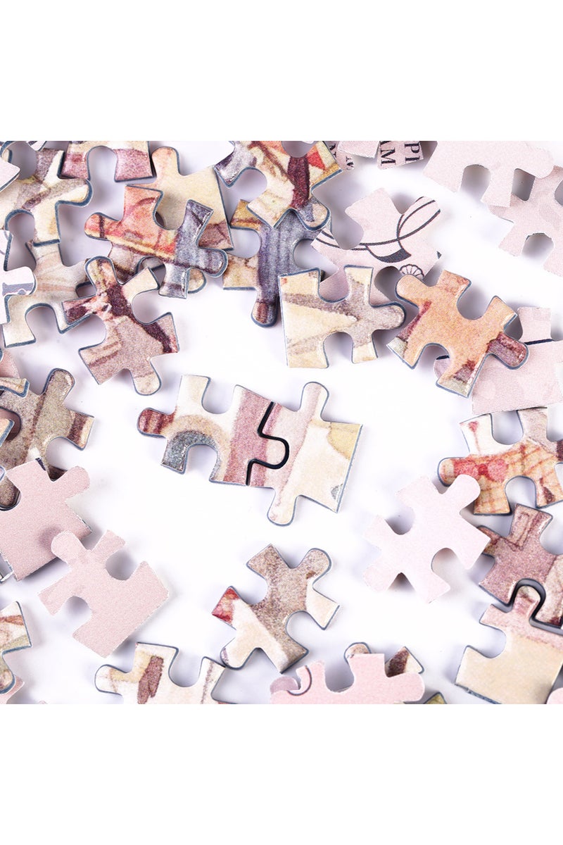 erorex green 150 pieces of "Spring Train" Mini test tube puzzle, adult cartoon puzzle, children's toy mini - Image 4