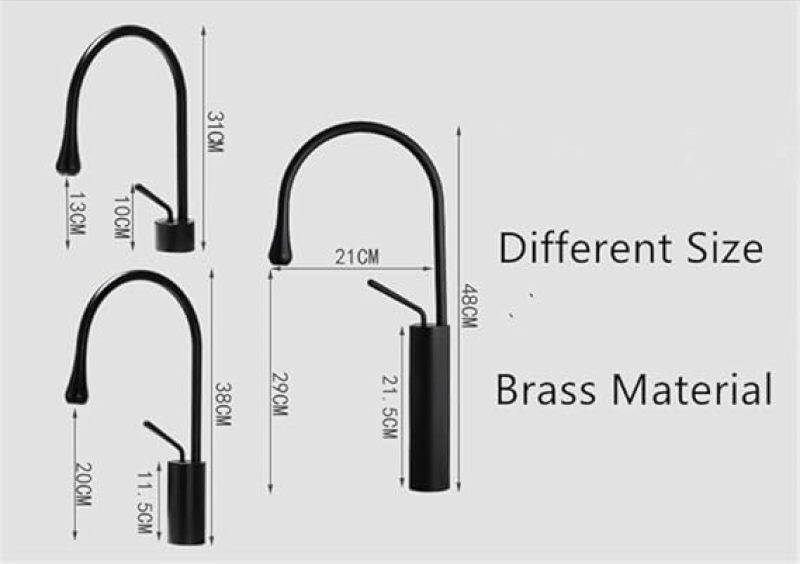 Rose Gold Bathroom Faucet - Modern Mixer Faucet for Bathroom Sink Vanity - Image 2