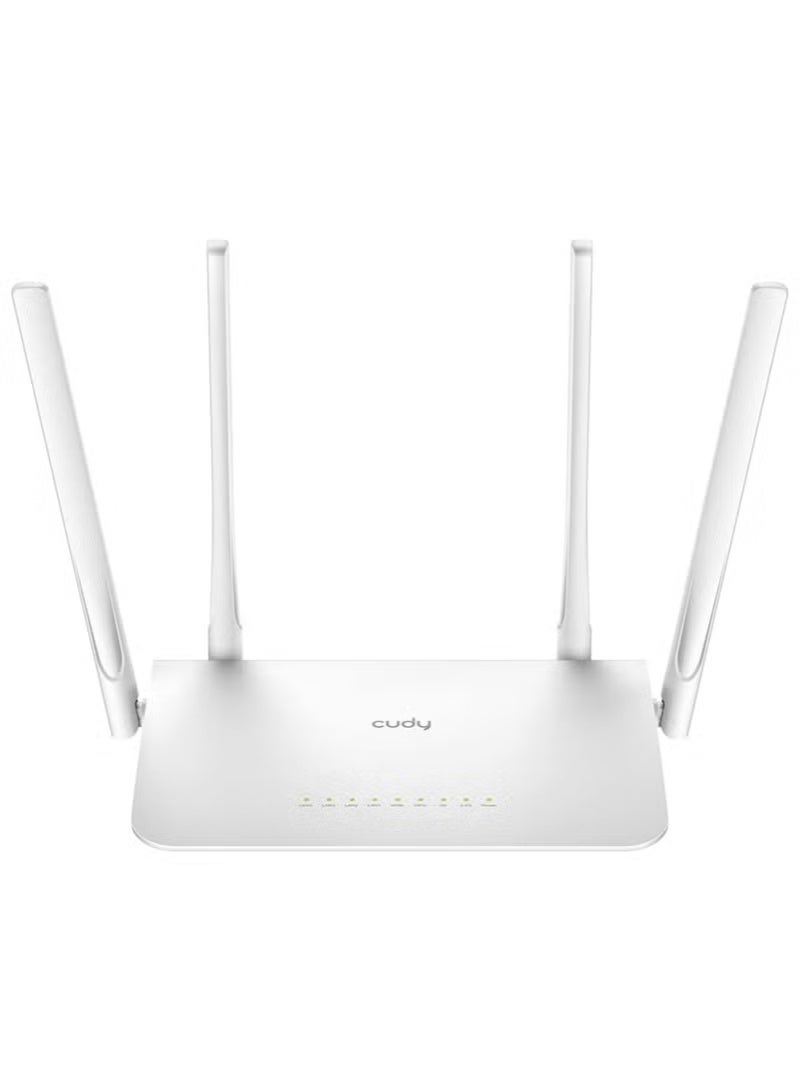 CUDY AC1200 Gigabit Smart WiFi Router, 5GHz Dual Band Wireless Internet Router, 1200Mbps LAN, 5 dBi Antenna for Long Range, VPN, Guest WiFi and AP Mode, WR1300 - Image 1