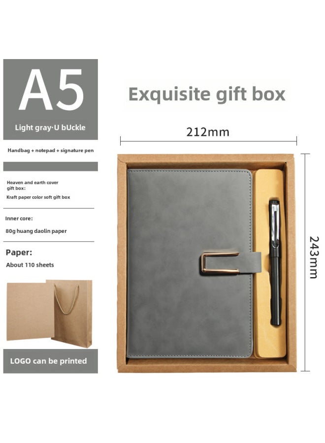 chengchuang Creative A5 Notepad Set B5 Buckle Diary Book Customized Business Notebook Customized Printable Logo - Image 1