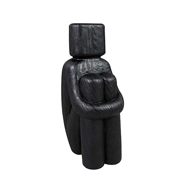 Pan Home Merlo Polyresin Human Decor Figurine - Black - Image 3