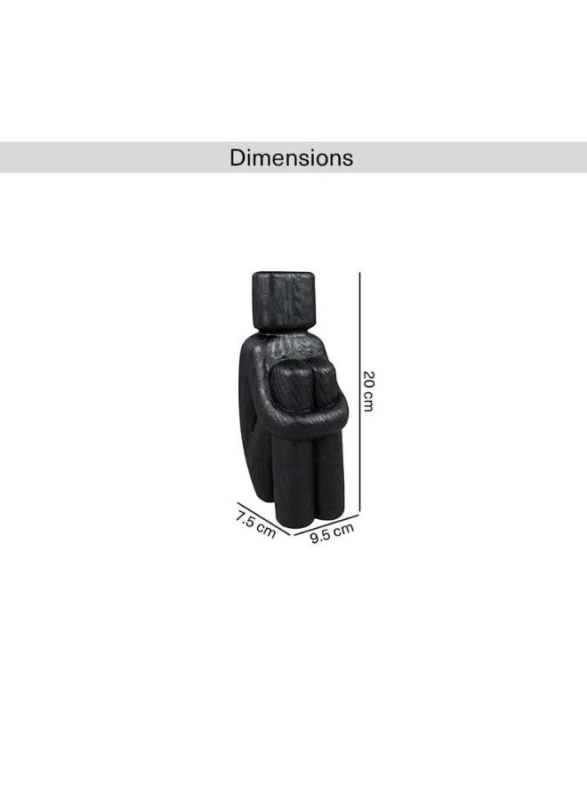 Pan Home Merlo Polyresin Human Decor Figurine - Black - Image 5