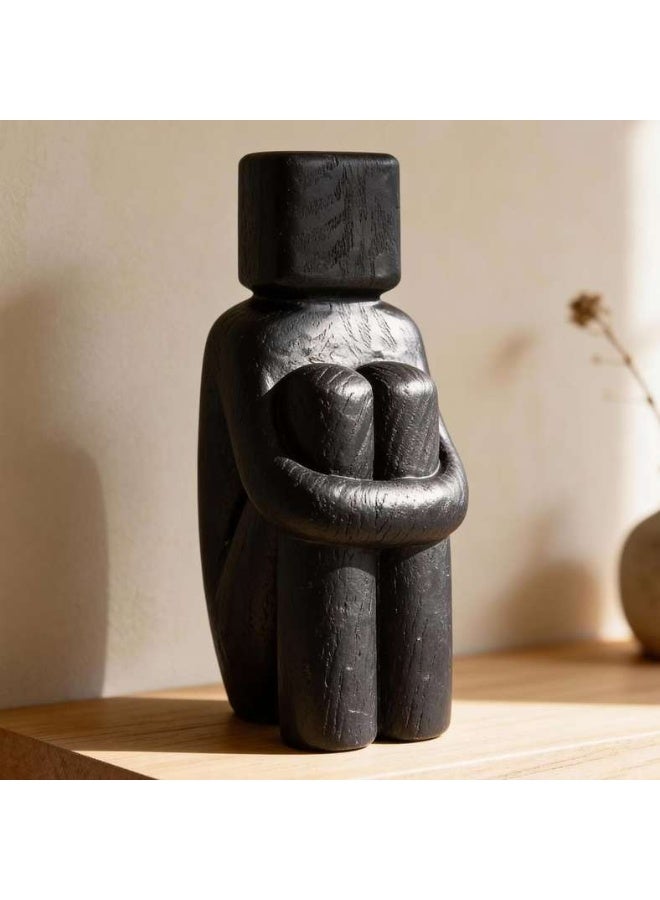 Pan Home Merlo Polyresin Human Decor Figurine - Black - Image 1