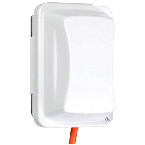 TayMac MM410W SingleGang HorizontalVertical Mount Weatherproof InUse Cover 16 in 1 275 in White