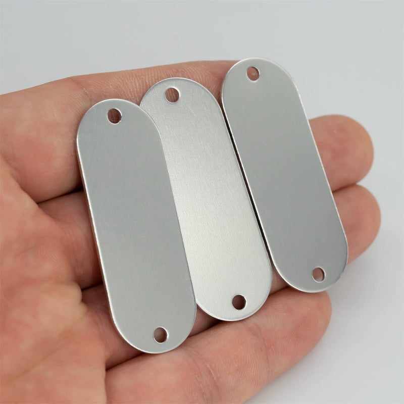 Stainless Steel Engraving Blanks Stamping Labels Metal Name Discs Industrial Use Pet - Image 5