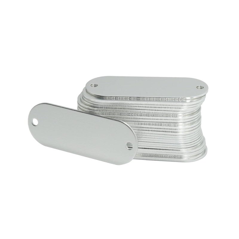 Stainless Steel Engraving Blanks Stamping Labels Metal Name Discs Industrial Use Pet - Image 2