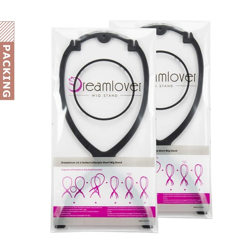 Dreamlover Wig Head Stand for Travel, 2 Packs - Image 2