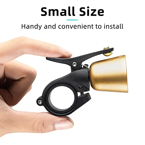ROCKBROS Bike Bell Classic Bicycle Bell Mountain Bike Bells for Adults with Loud Sound and Fit for 0.87-1.25in/22.2-31.8mm Bicycle Handlebars - Image 5