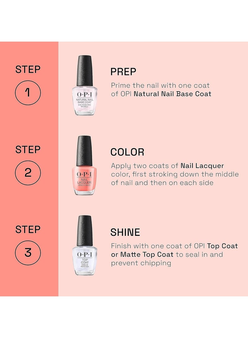 OPI O.P.I Nail Lacquer 15 ml nail polish Long Lasting Chip Resistant - Image 4