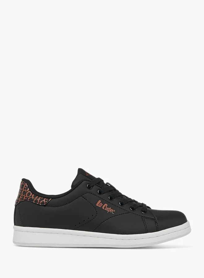 Lee Cooper Women's Panelled Sneakers with Lace-Up Closure