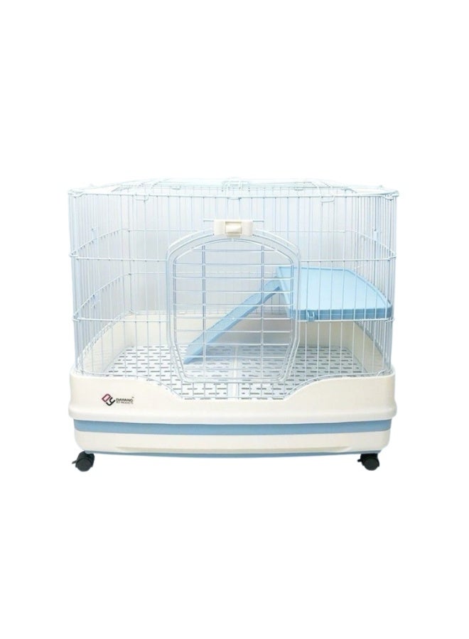Dayang Rabbit & Small Animal Cage (R61) - 82.5X55X67.5cm-Blue