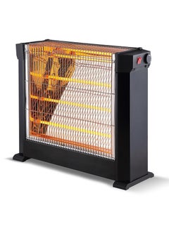Kumtel Room Heater, 2200 W Total Power, 220~240 Volt, Adjustable Thermostat, 4 Quartz Heating Element, Rollover Safety, ERP Compatible  - Image 1
