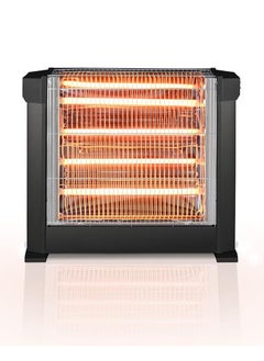 Kumtel Room Heater, 2200 W Total Power, 220~240 Volt, Adjustable Thermostat, 4 Quartz Heating Element, Rollover Safety, ERP Compatible  - Image 2