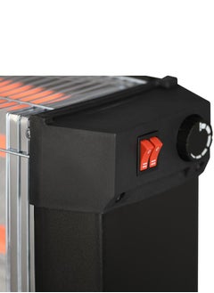 Kumtel Room Heater, 2200 W Total Power, 220~240 Volt, Adjustable Thermostat, 4 Quartz Heating Element, Rollover Safety, ERP Compatible  - Image 4
