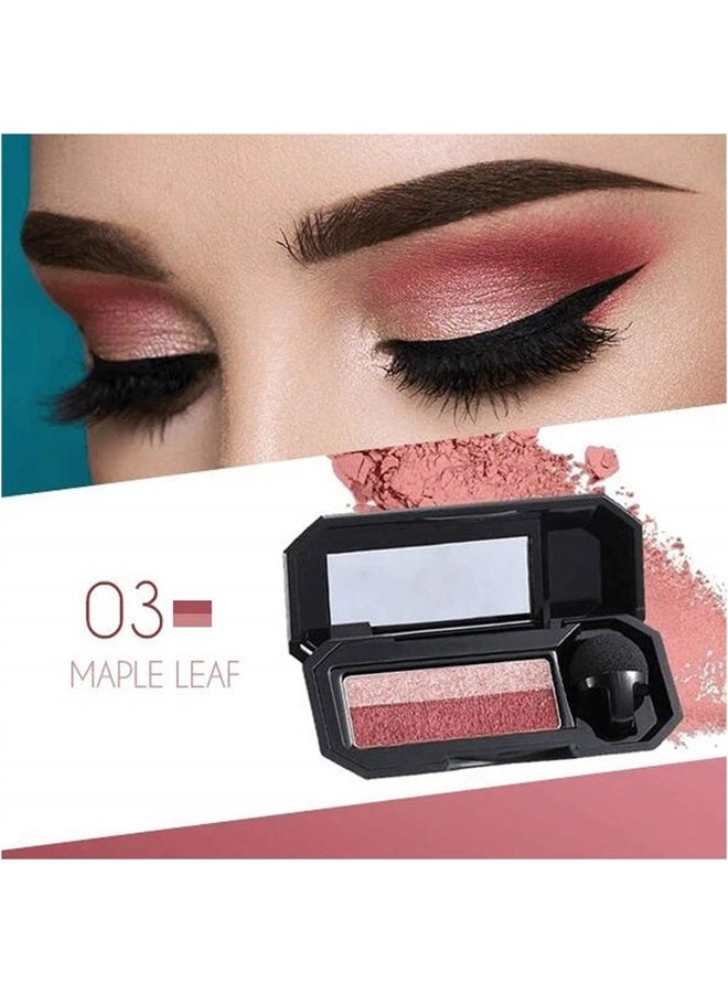 Aaiffey Dual-Color Eyeshadow, Waterproof Eyeshadow Highly Pigmented Eyeshadow with Exquisite Glitters and Smooth Texture, Long Lasting For Eye Makeup - Image 1