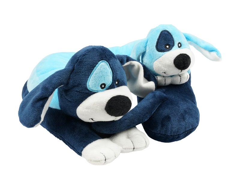 Cabeau Airplane Travel Pillow for Kids Evolution Kids Neck Support for Sleeping on Airplanes Trains and Cars Cute Cozy and Cuddly Animal Pal for OnTheGo Journeys Puppies - Image 2