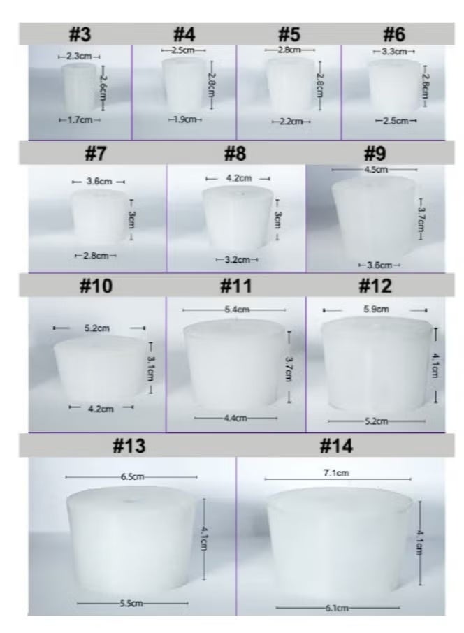 بينكساما 3 حزمة غرفة معادلة الضغط على شكل حرف S للتخمير مع 3 سدادات صمام ختم الفقاعة غرفة معادلة الضغط للتخمير المنزلي DIY - Image 3