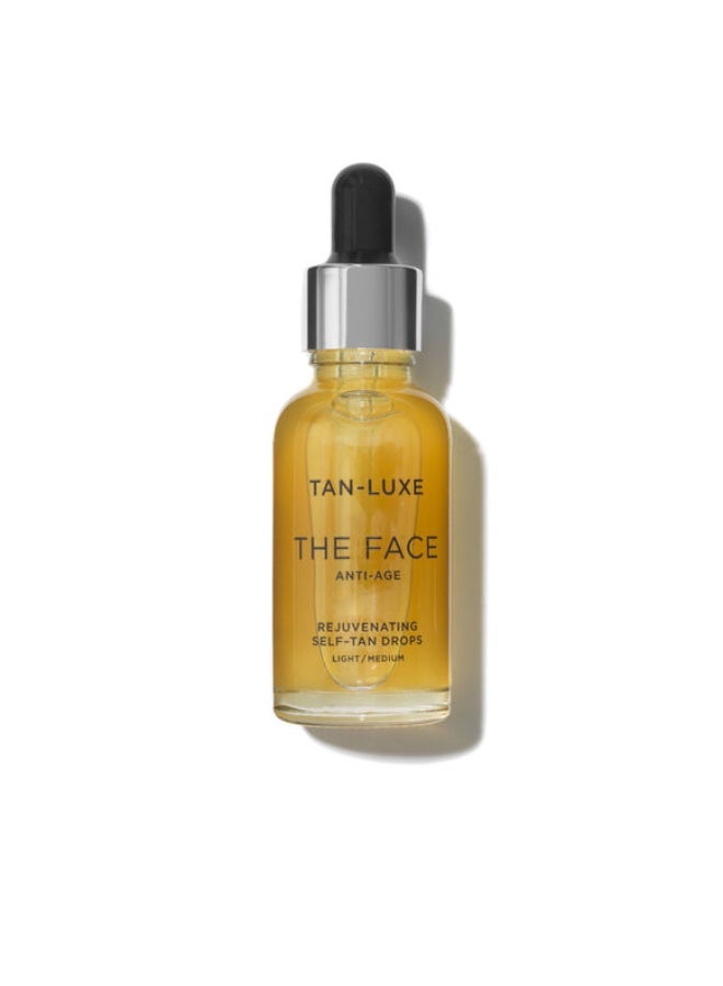 Tan-Luxe The Face Anti-Age Tan Drops light medium  30ML - Image 1