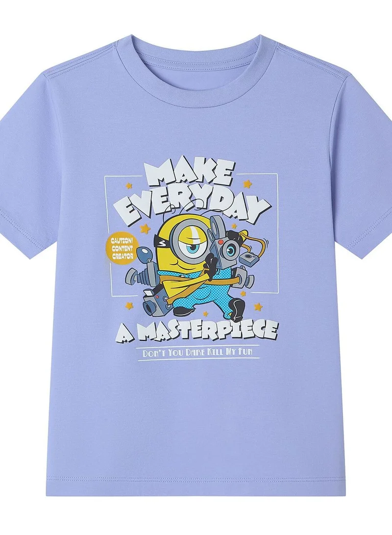 Kids' Minions Masterpiece Print Tee