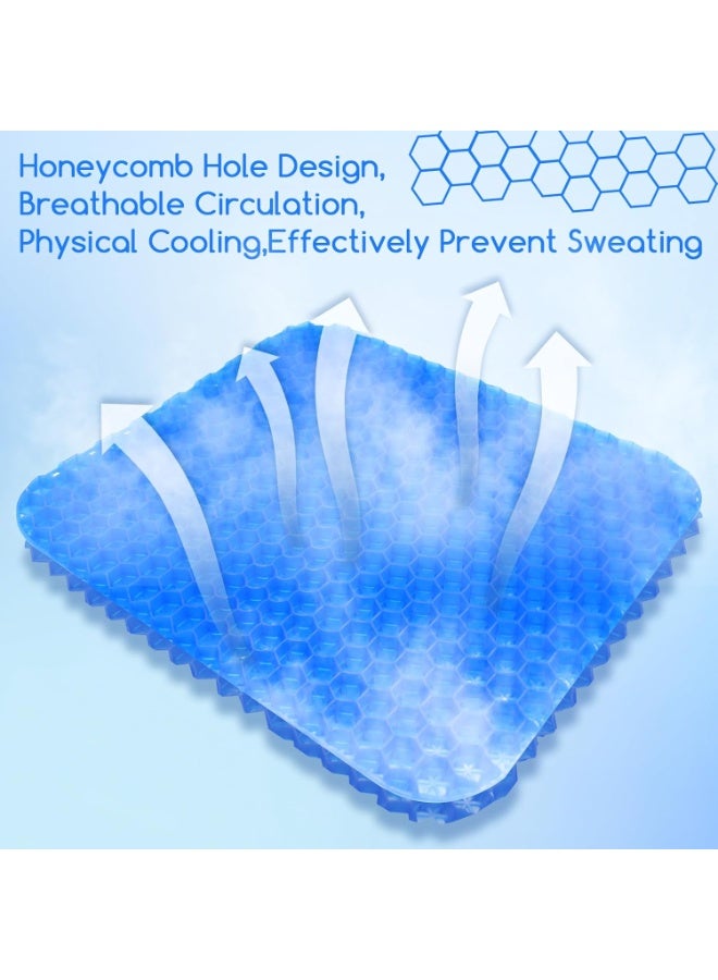 وسادة مقعد الجل المريحة جداً - عملية وسهلة الاستخدام - مثالية لتخفيف آلام الجلوس الطويل في المكتب والسيارة - Image 4