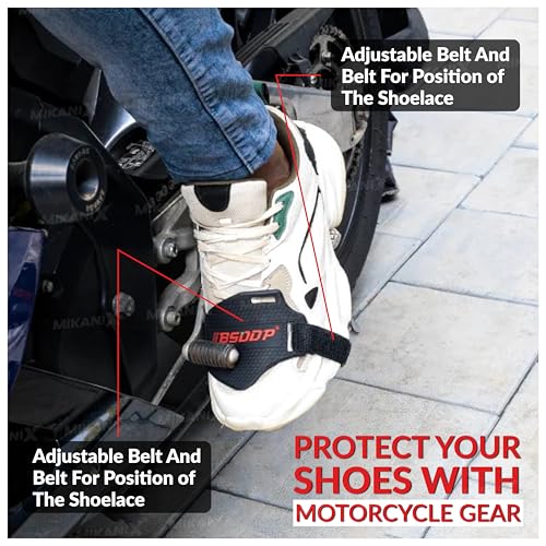 OBEROI'S TRADERS Bike Gear Shift Knob/Rubber Pad Shoe Protector Cover For All Bikes,Black - Image 2